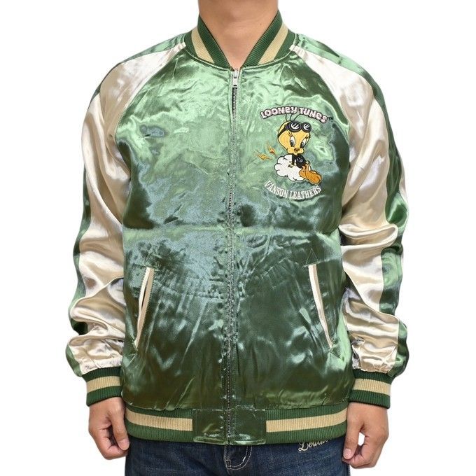 vanson ルーニー・テューンズ スカジャン VANSON バンソン ルーニー テューンズ コラボ LOONEY TUNES スカジャン