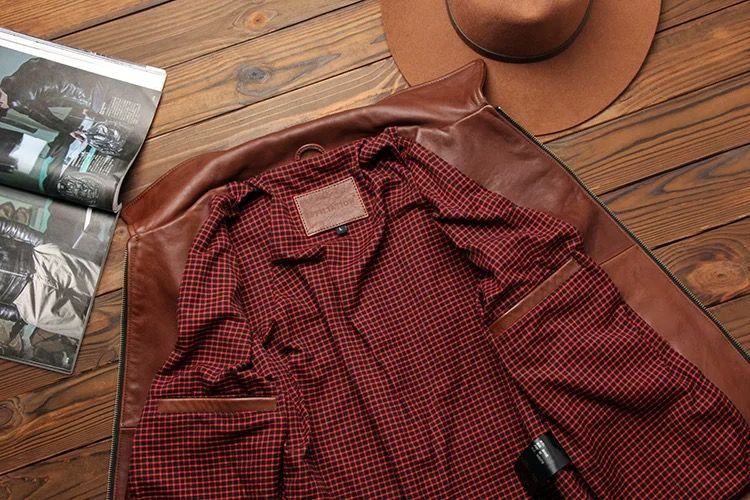 ビジネススタイル レザージャケット｜ラムレザー