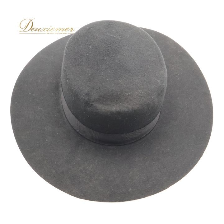 フラメンコ衣装ブラック コルドベス ハット帽子 黒シンプル スペイン製 フラメンコ衣装】ブラック Tberia コルドベス ハット 帽子