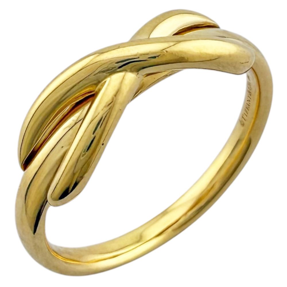 ティファニー インフィニティ リング 指輪 14.5号 18金 K18イエローゴールド ユニセックス TIFFANY-Co. ティファニー