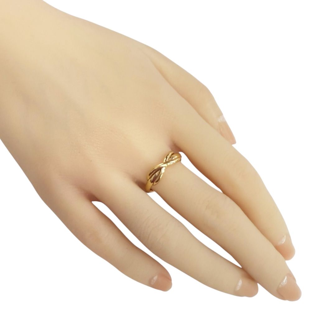 ティファニー インフィニティ リング 指輪 14.5号 18金 K 18イエローゴールド ユニセックス TIFFANY-Co.