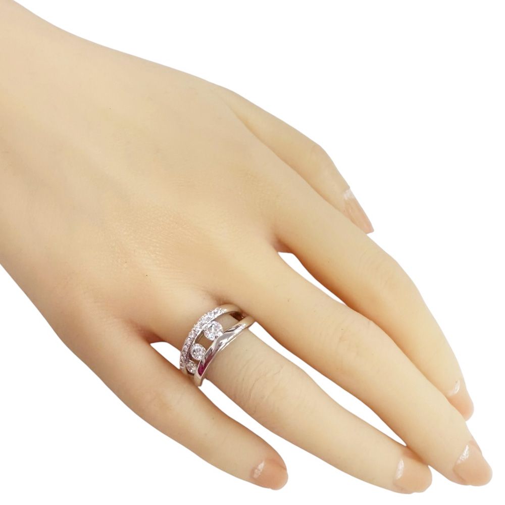 タサキ リング 指輪 11号 18金 K 18ホワイトゴールド ダイヤモンド レディース TASAKI