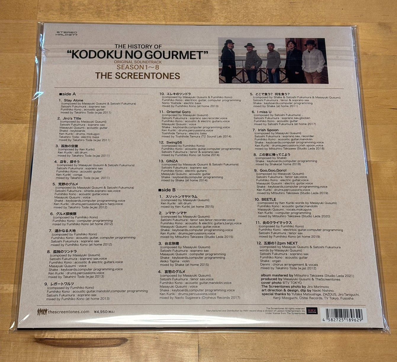 The Screen Tones - ヒストリー・オブ・孤独のグルメ season1～8