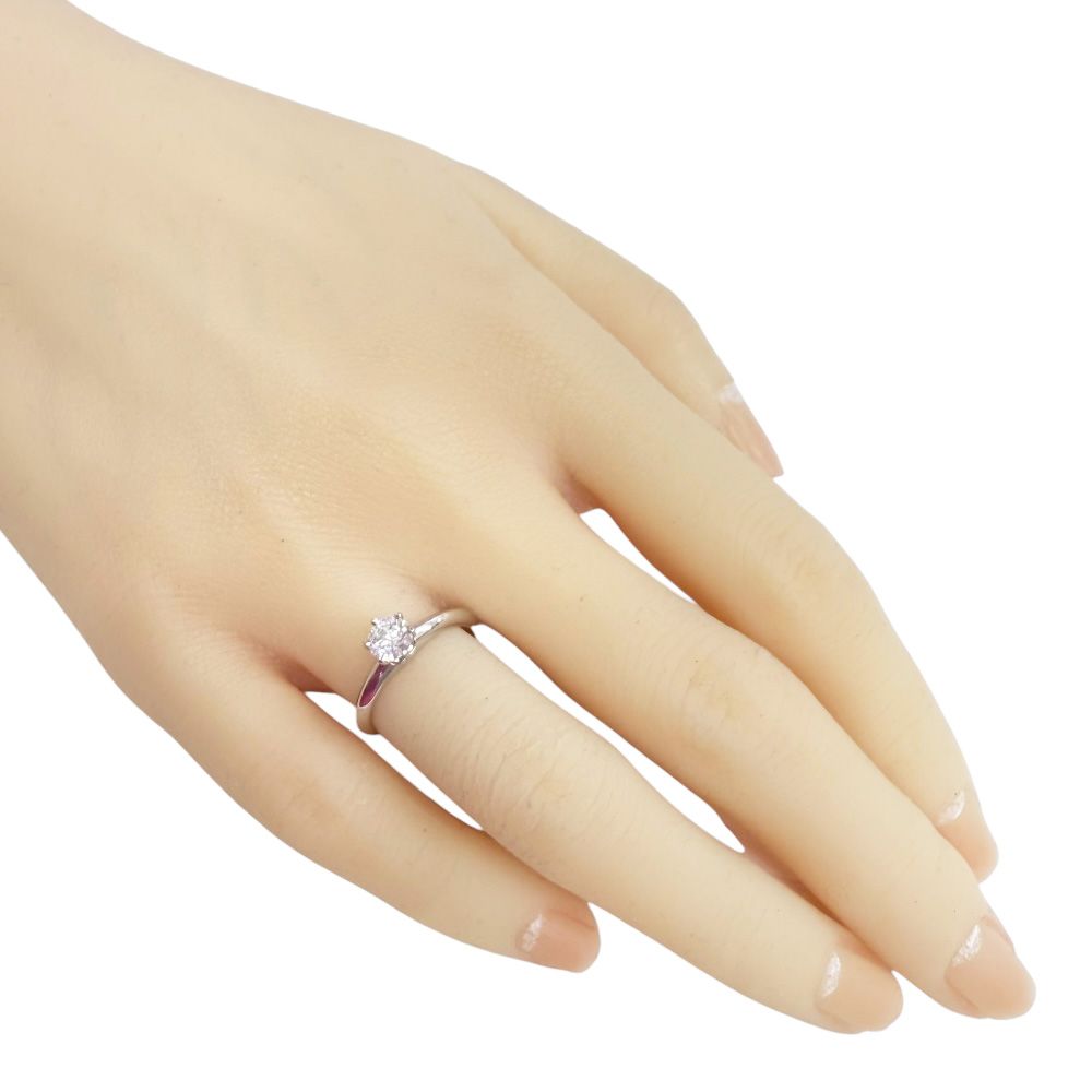 リング 指輪 9号 Pt 950プラチナ ダイヤモンド 0.46 ct レディース