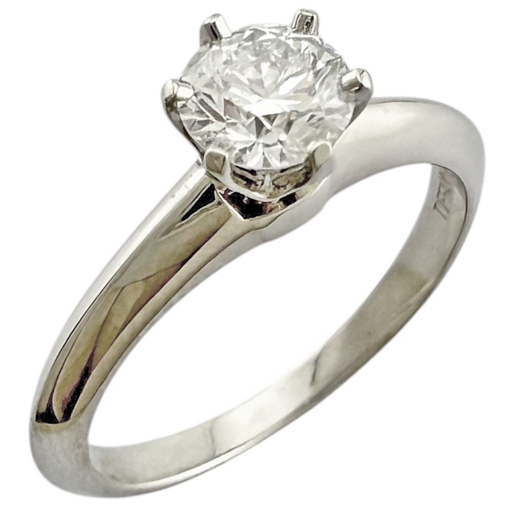 リング 指輪 9号 Pt950プラチナ ダイヤモンド 0.46ct レディース