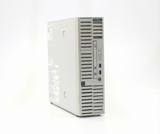 NEC Express5800 T110i-S Xeon E3-1220 v6 3GHz 8GB 500GBx2台 SATA2.5インチ RAID1構成