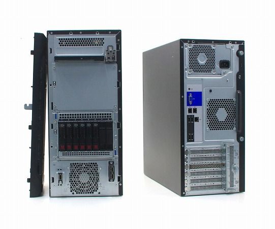hp ProLiant ML 110 Gen 10 Xeon Bronze 3104 1 7 GHz 16 GB 600 GBx 6台 SAS 2 5インチ 12 Gbps RAID 50構成 SmartArray P 408 i SR