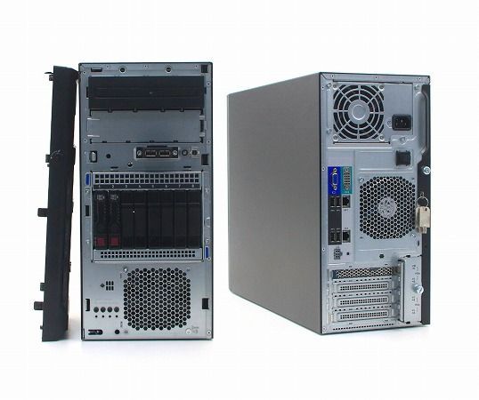 hp ProLiant ML 30 Gen 10 Xeon E 2124 3 GHz 8 GB 300 GBx 2台 SAS 2 5インチ 12 Gbps RAID 1構成 SmartArray 208 i p SR