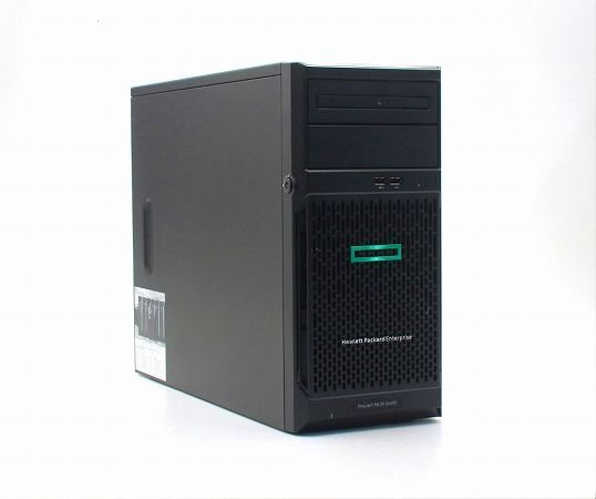 hp ProLiant ML30 Gen10 Xeon E-2124 3.3GHz 8GB 300GBx2台 SAS2.5インチ 12Gbps RAID1構成 SmartArray E208i-p SR Gen10