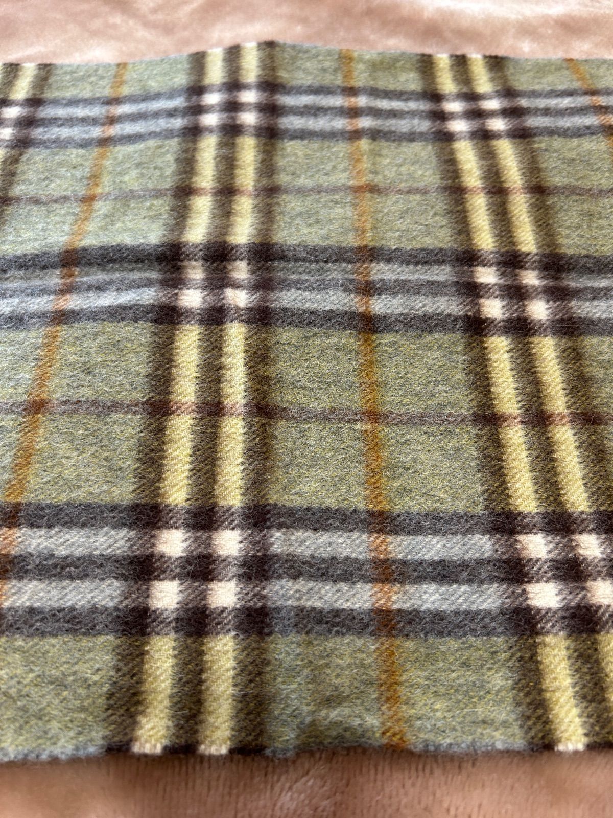 マフラーストールショールスカーフgreenグリーン緑色系ノバチェックカシミヤカシミア100％イングランド製イギリス製英国製レディース女性用婦人womenメンズmen男性用紳士