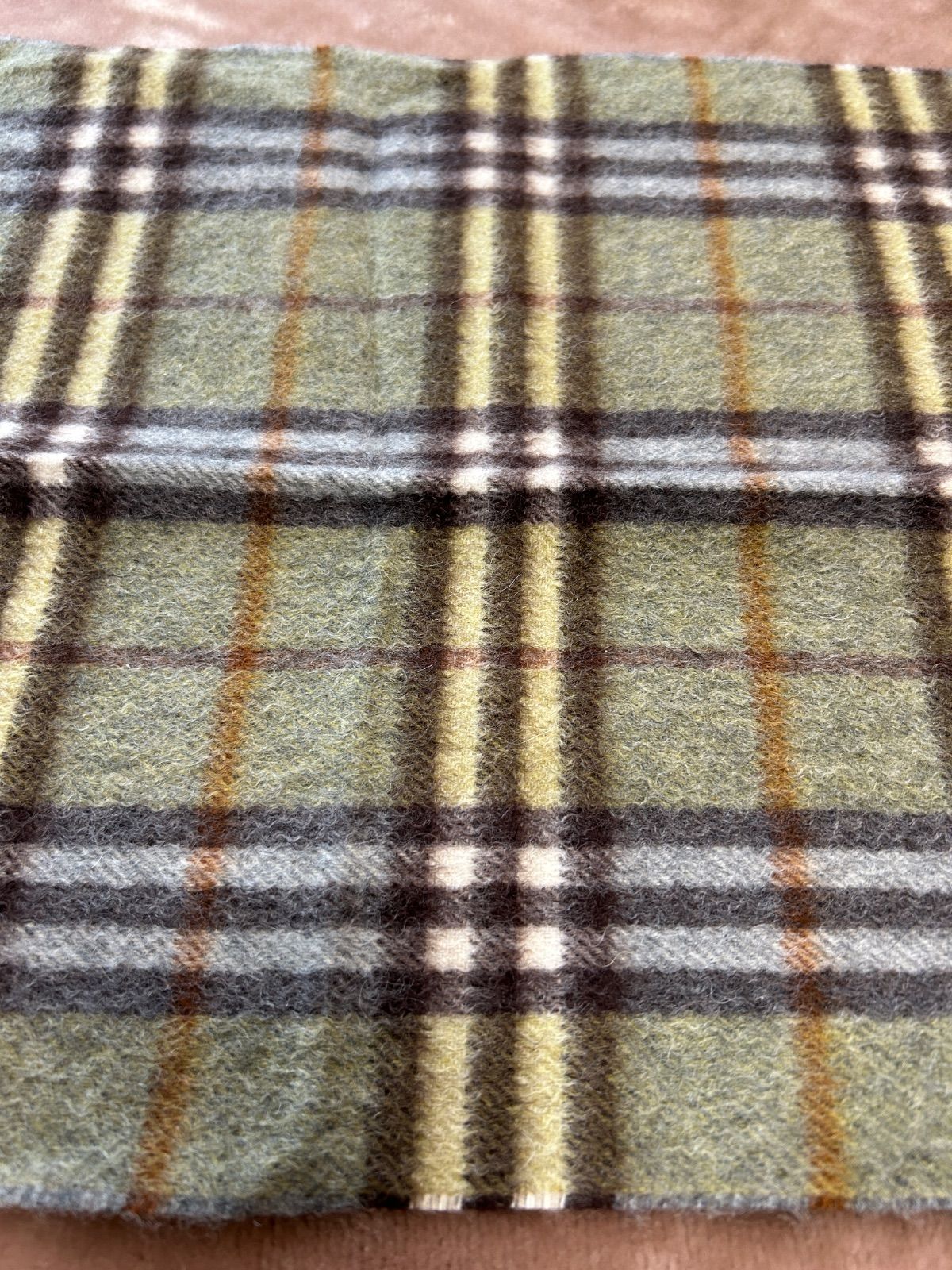 マフラーストールショールスカーフgreenグリーン緑色系ノバチェックカシミヤカシミア100％イングランド製イギリス製英国製レディース女性用婦人womenメンズmen男性用紳士