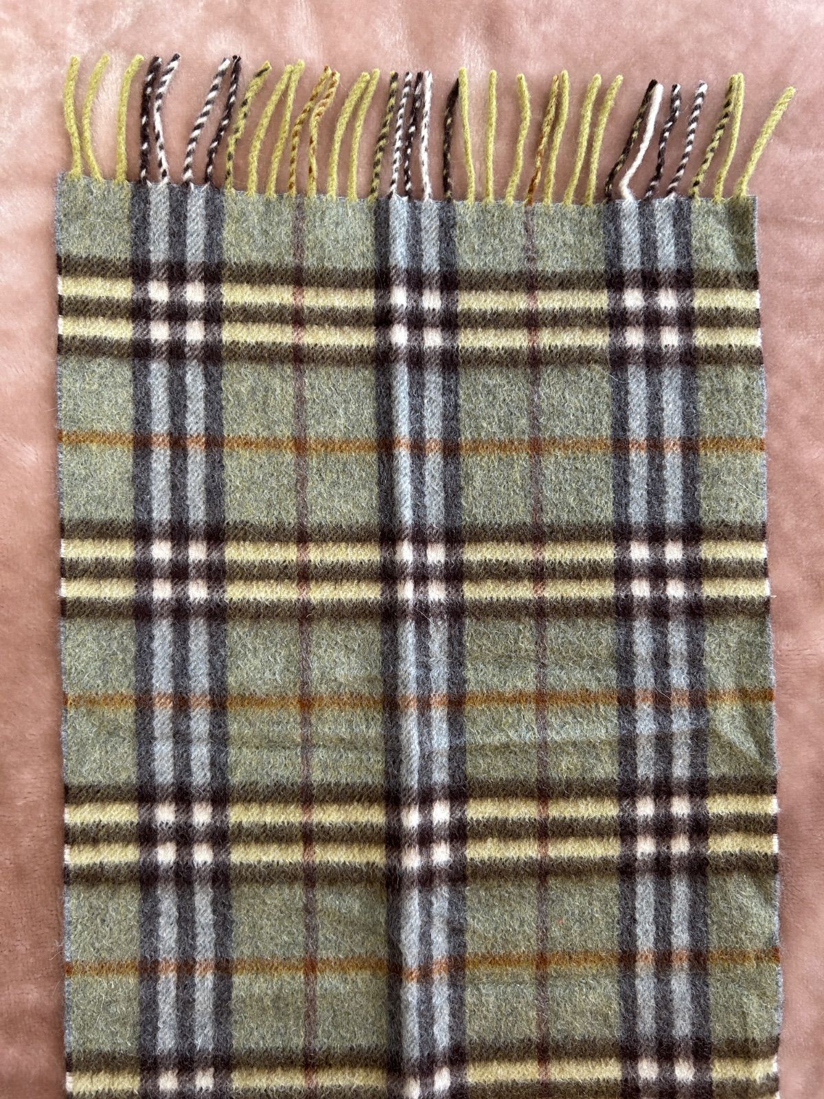 マフラーストールショールスカーフgreenグリーン緑色系ノバチェックカシミヤカシミア100％イングランド製イギリス製英国製レディース女性用婦人womenメンズmen男性用紳士