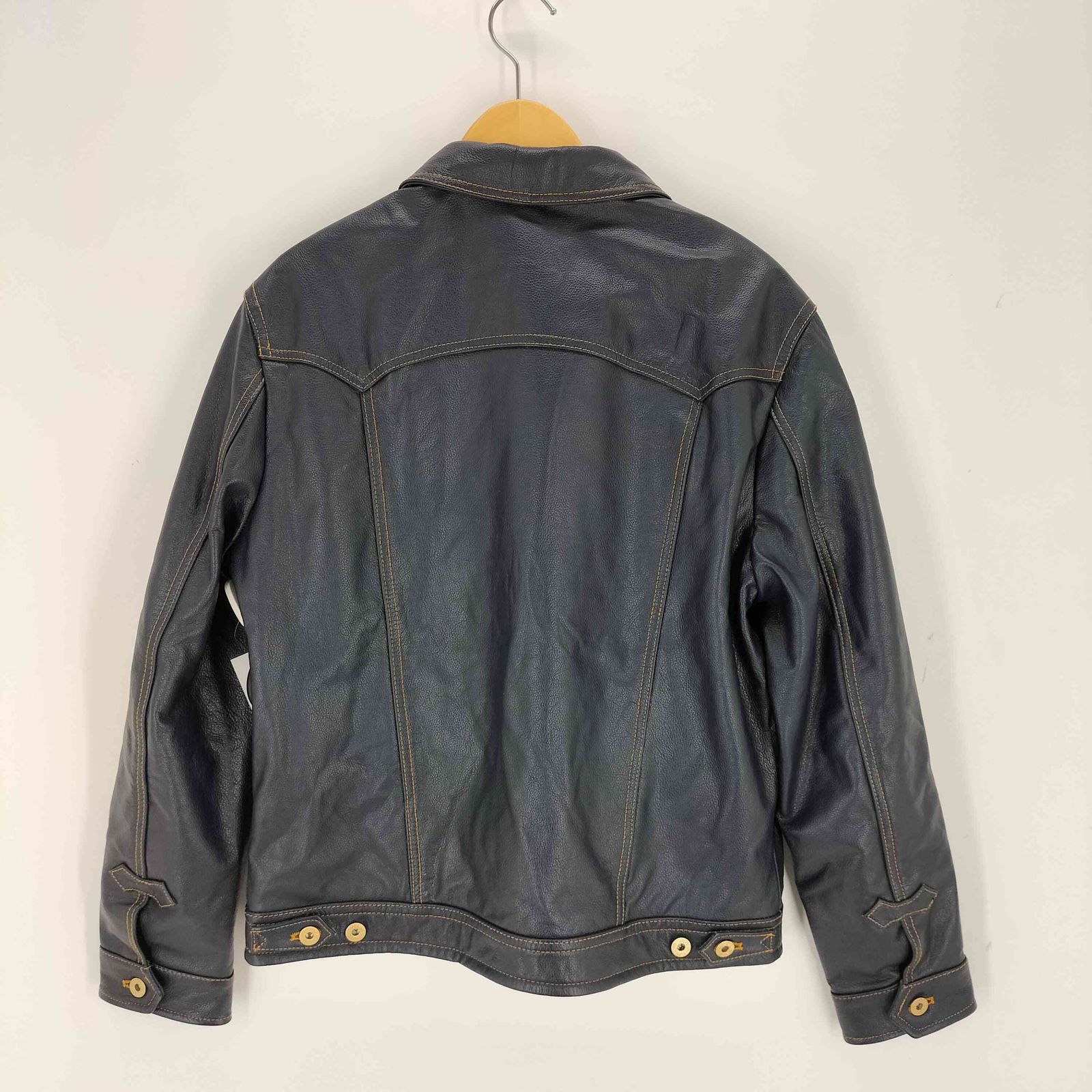 ボリーニ BOLINI カウハイド トラッカージャケット メンズ 50 - メルカリ
