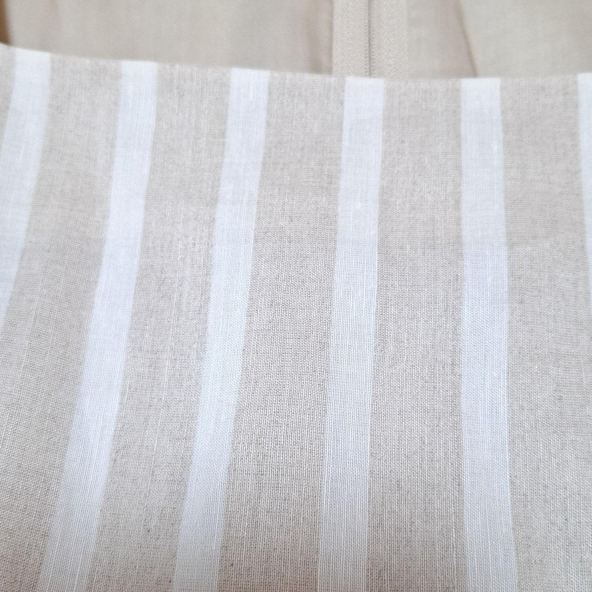  FOXEY フォクシー ワンピース サイズ40 M レディース 39740 ベージュ 白 ノースリーブ ロング ストライプ その他 ワンピース