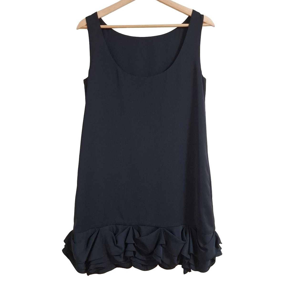 DAISY LIN デイジーリン ワンピース サイズ40 M レディース 黒 クルーネック ノースリーブ ミニ For FOXEY