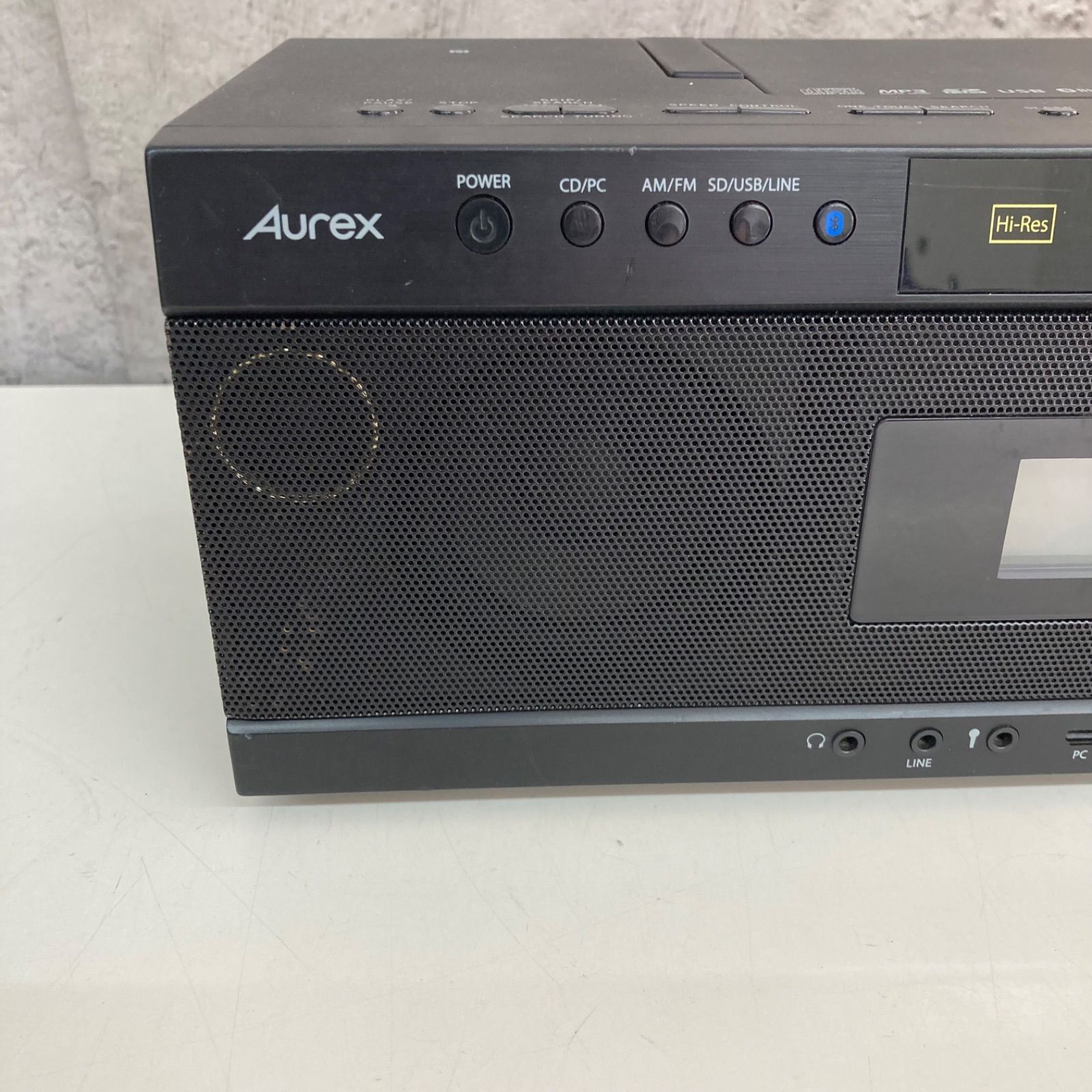 TOSHIBA 東芝 Aurex TY-AH1 ハイレゾ対応 Bluetooth Amazon.co.jp: 東芝 ハイレゾ対応 Bluetooth/SD/USB/CDラジオ TY-AH1(K