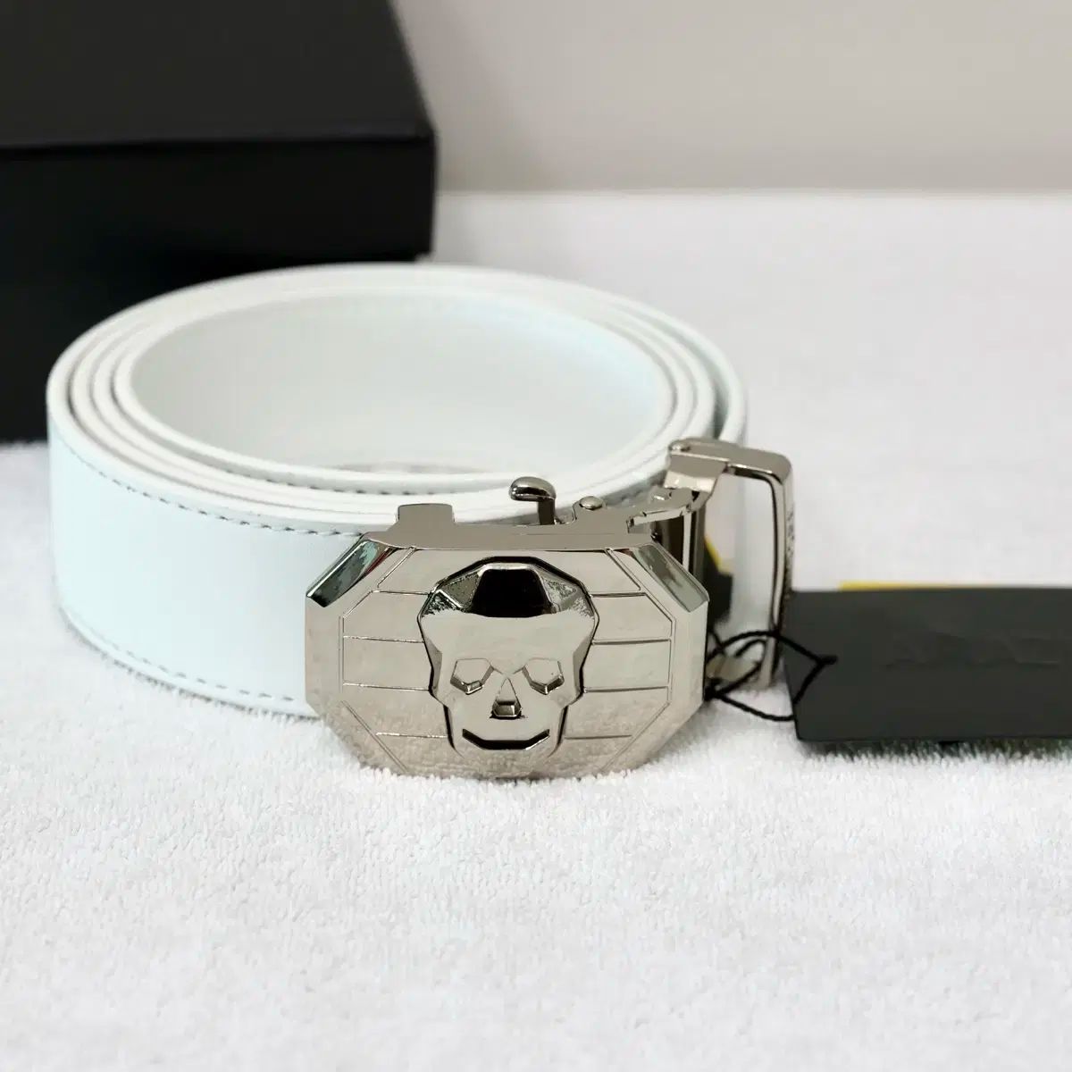 AMAZINGCRE アメージングクリー リー メイ 白 メンズ ゴルフベルト 28-44インチ