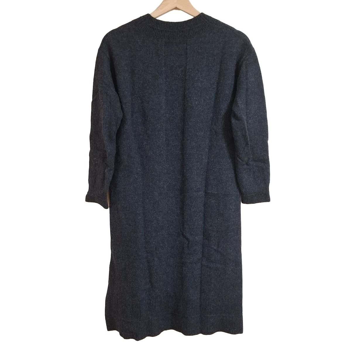 EPOCA(エポカ) ワンピース サイズ40 M レディース - 黒×ダークグレー V