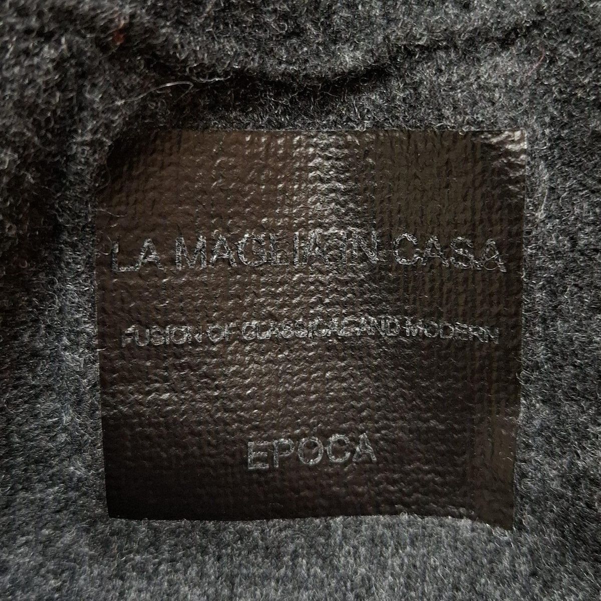 EPOCA(エポカ) ワンピース サイズ40 M レディース - 黒×ダークグレー V