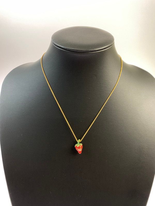 品 Vivienne Westwood ヴィヴィアンウエストウッド LEONELA GOLD-TONE PENDANT レオネラ ゴールド トーン ストロベリー ペンダント 192-251112-jt-07-min