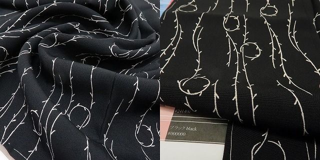  六花 RIKKA 未着用 正絹 仕付け糸付 小紋 着物 A 3940 小紋 着物