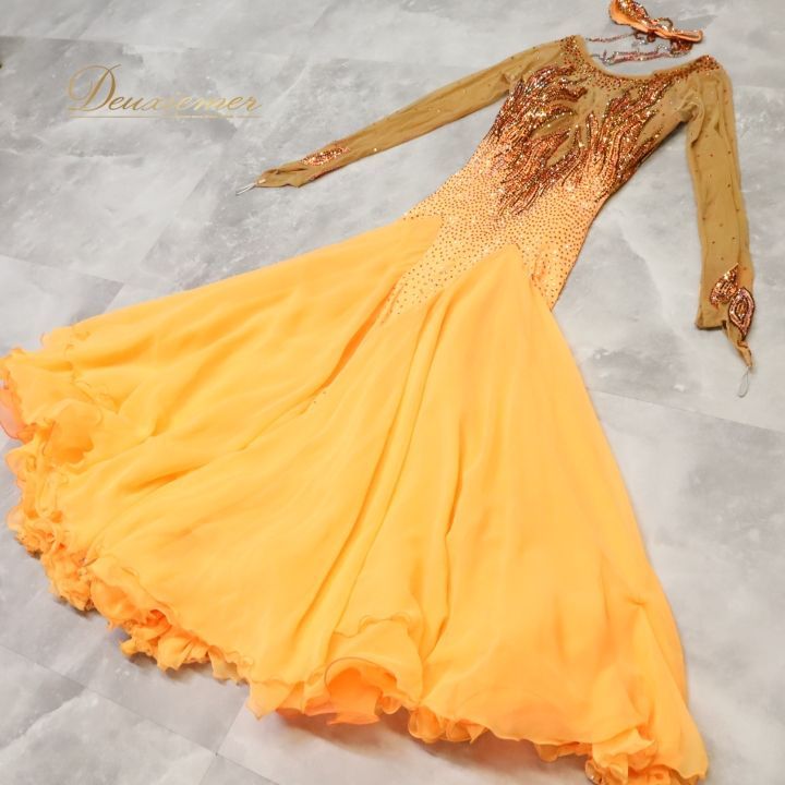 社交ダンス 衣装 クリスアン chrisanne スタンダード ドレス