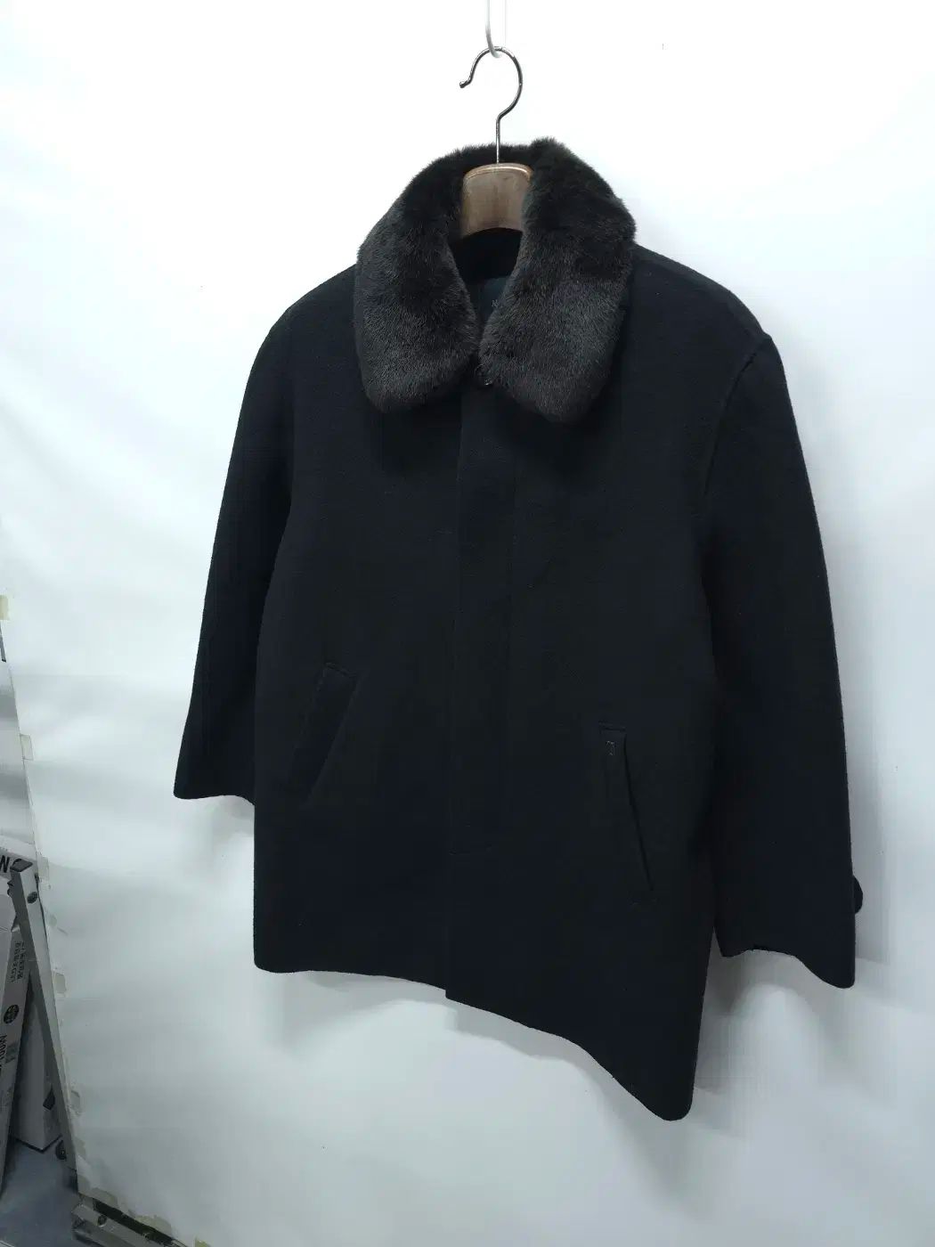 MAESTRO マエストロ メンズ ファー ウール コート 100