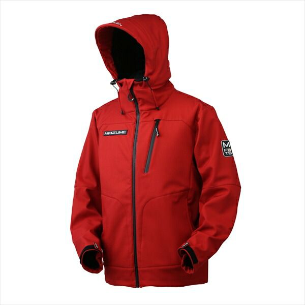 マズメ 防寒服アウター MZFW-797 mazume ウインドカットジャケット レッド L