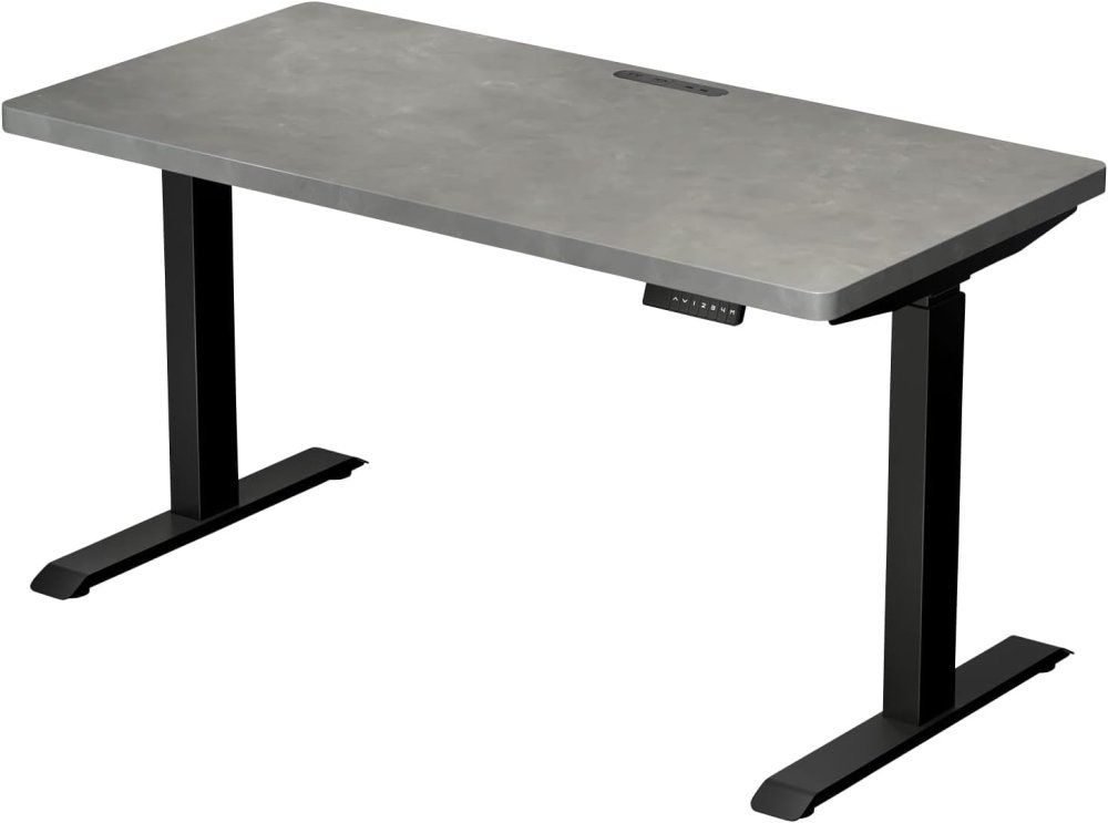 アウトレット 山善 ハイグレード天板 電動昇降デスクELD-FS BK SDGY