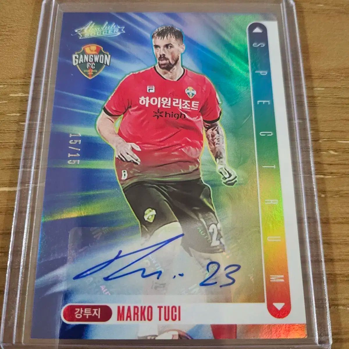 2025 パニーニ アブソリュート Kリーグ 江原₍カンウォン 투지 オート 15