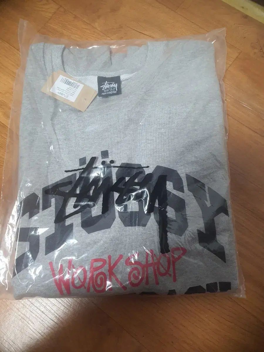 STU SaTurday of Us ワークショップ スウェット グレー L