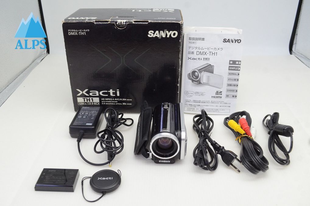 SANYO サンヨー Xacti DMX-TH1 デジタルビデオカメラ シルバー 元 251104q