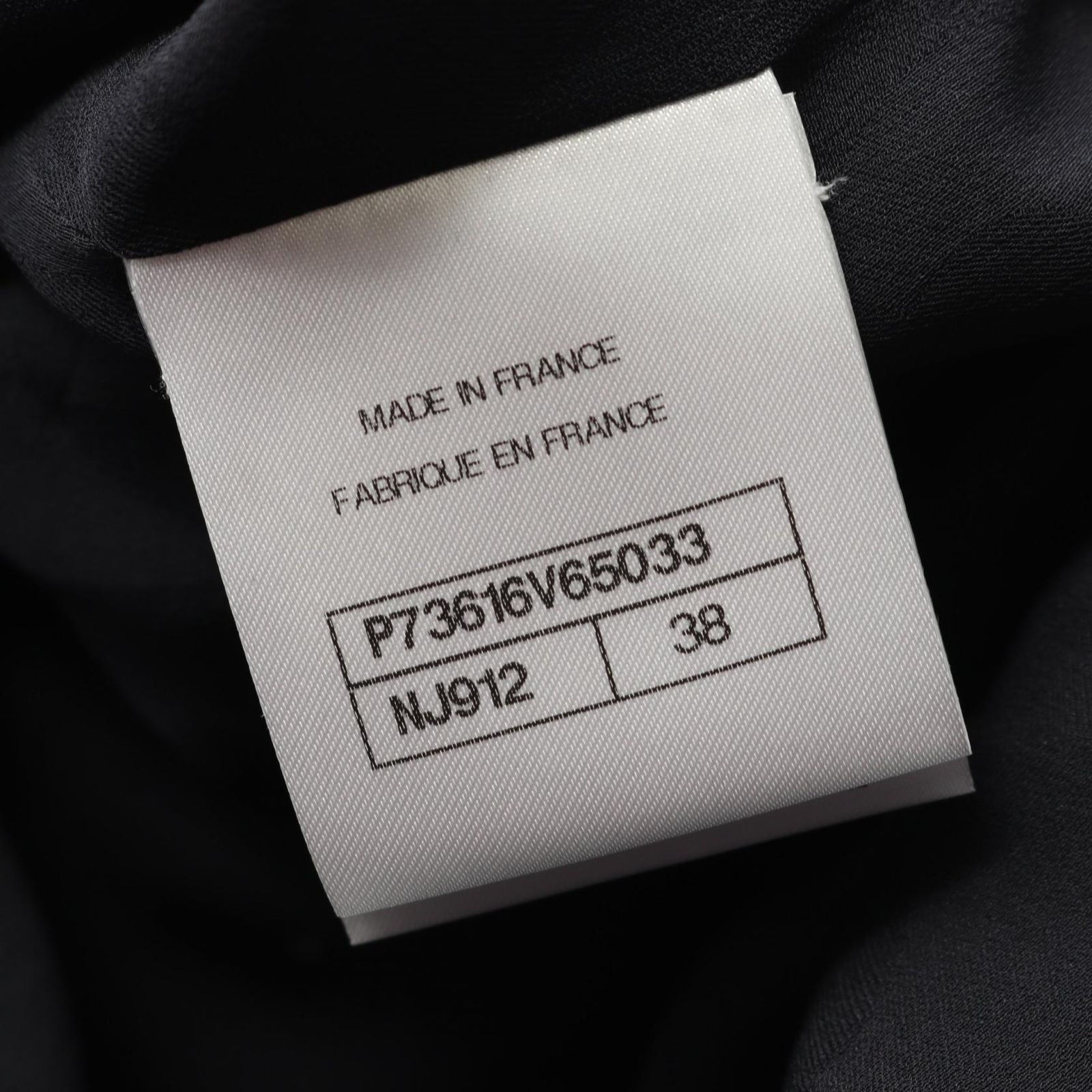  シャネル CHANEL ワンピース ココマークボタン グレー ウール シルク レディース A 長袖 七分袖 ひざ丈ワンピース