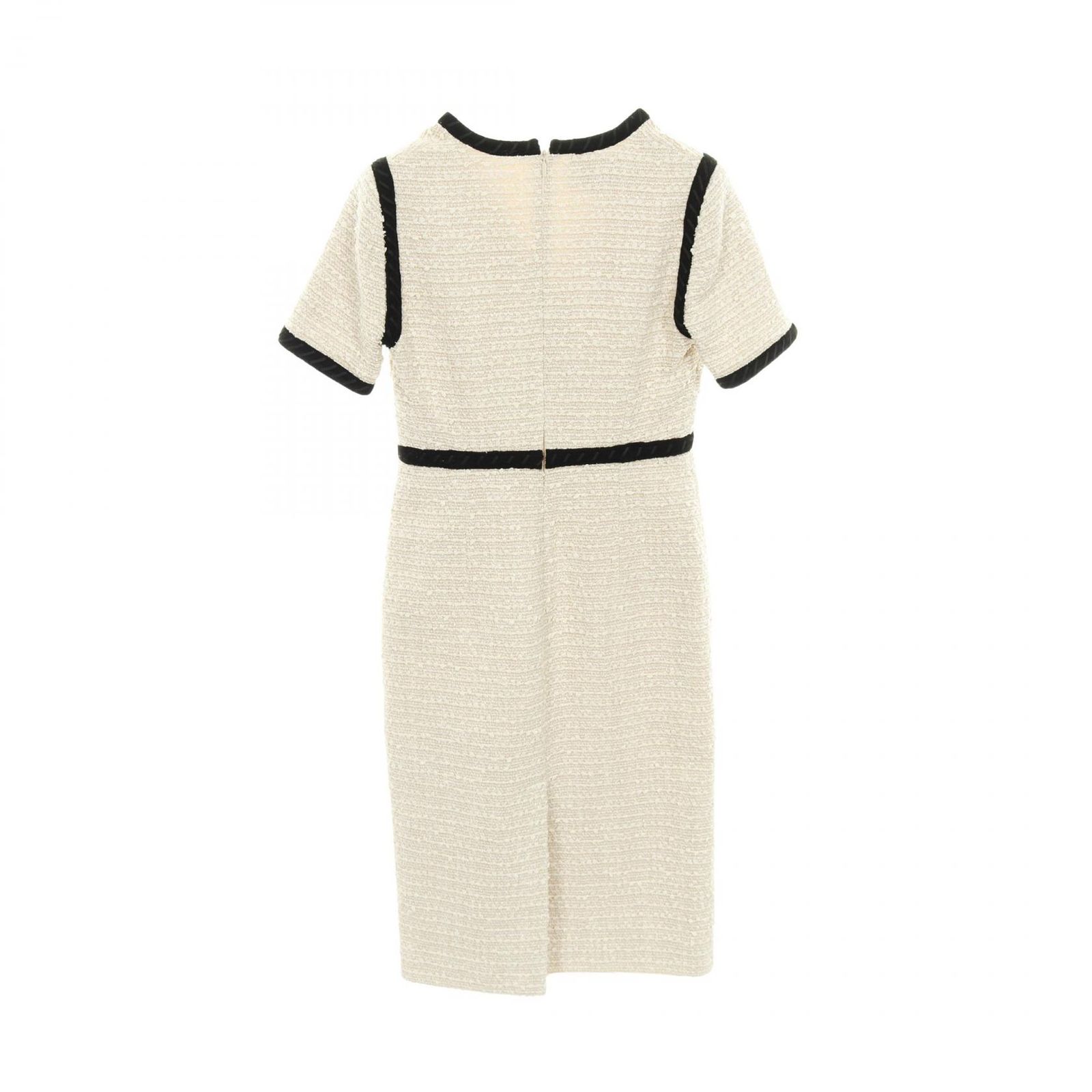 グッチ GUCCI ワンピース インターロッキングGボタン オフホワイト コットン レディース A