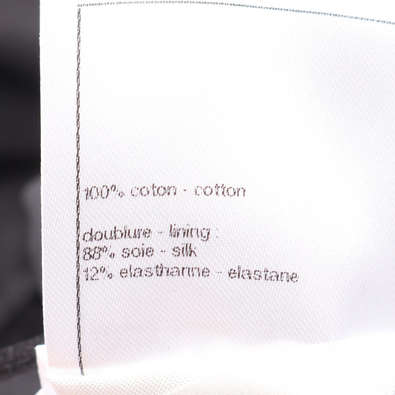  シャネル CHANEL ワンピース ココマーク ブラック コットン レディース A 長袖 七分袖 ひざ丈ワンピース