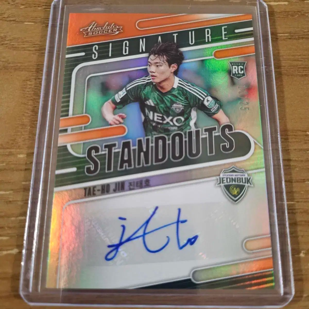 2025 Panini ABSOLUTE Kリーグ JINtaeho ROOKIE AUTO 25 全北