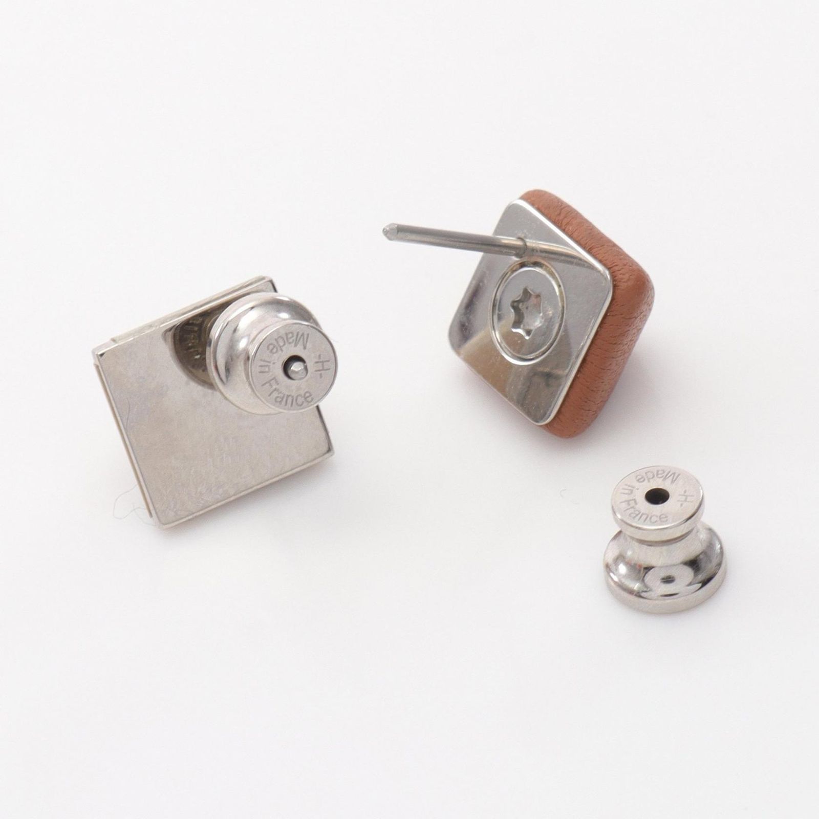 エルメス HERMES ピアス メドール ガイネ PM ステンレススチール レディース A