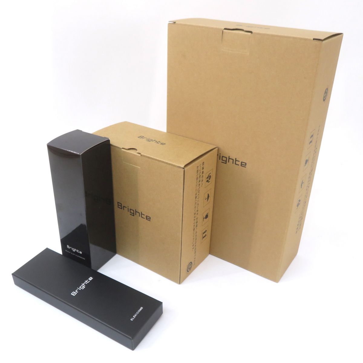 Brighte ブライト シャワードライヤー スタンド エレキコーム スカルプクレイクレンジング 計4点セット