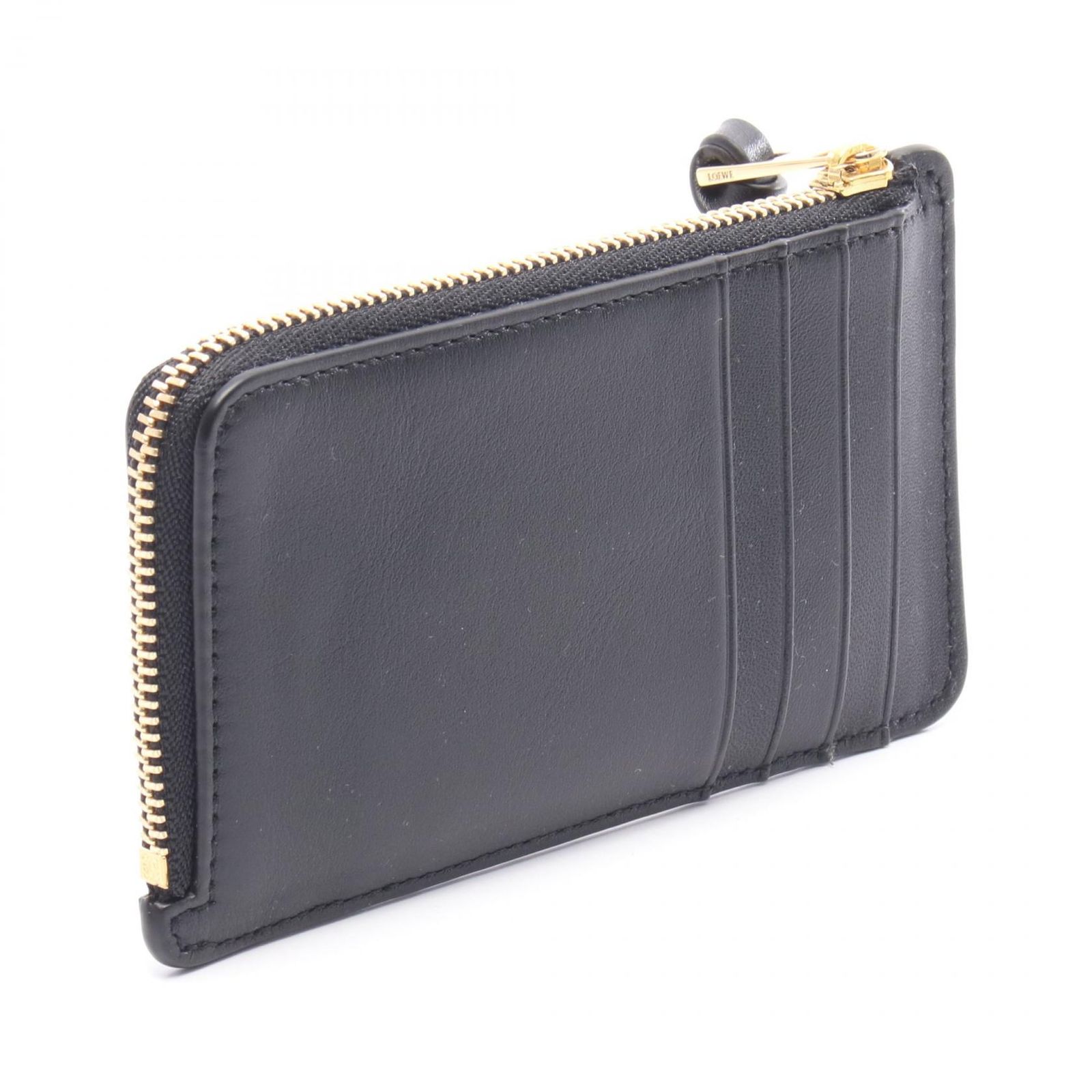 ロエベ LOEWE コインケース ブラック レザー レディース