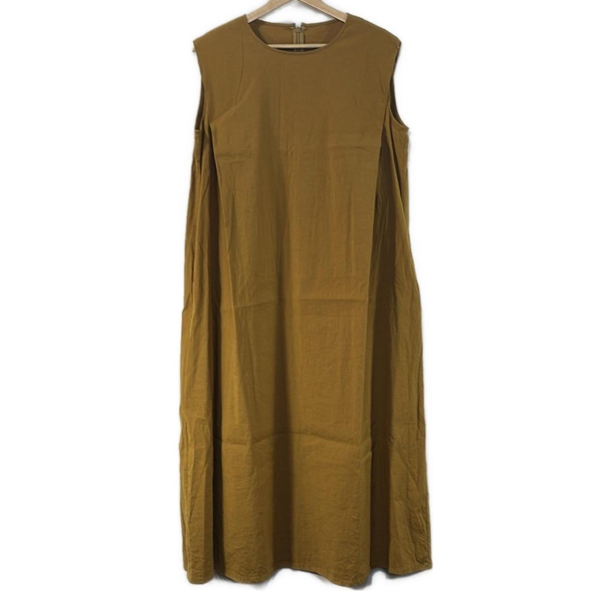 DAMAcollection ダーマ ワンピース サイズ9AR S レディース - ダークイエロー ノースリーブ マキシ丈