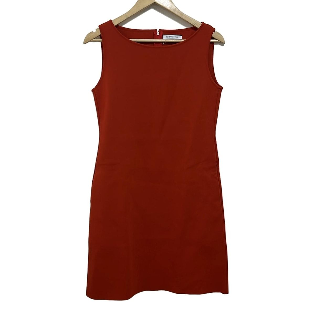 FOXEY NEW YORK フォクシーニューヨーク ワンピース サイズ40 M レディース - 40600 レッド ノースリーブ ロング