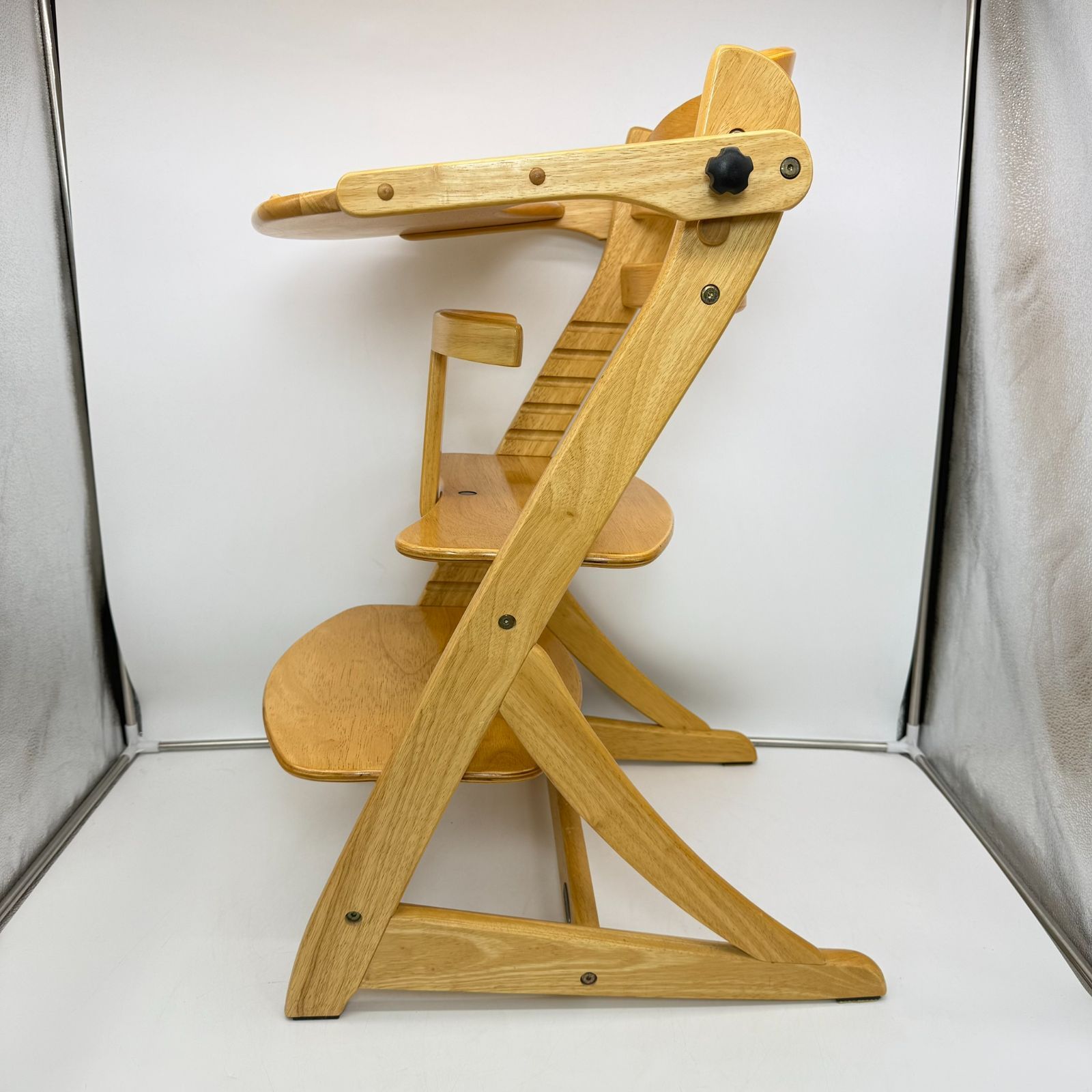 大和屋☆すくすくチェア EN テーブル&ガード ナチュラル イーエヌ en