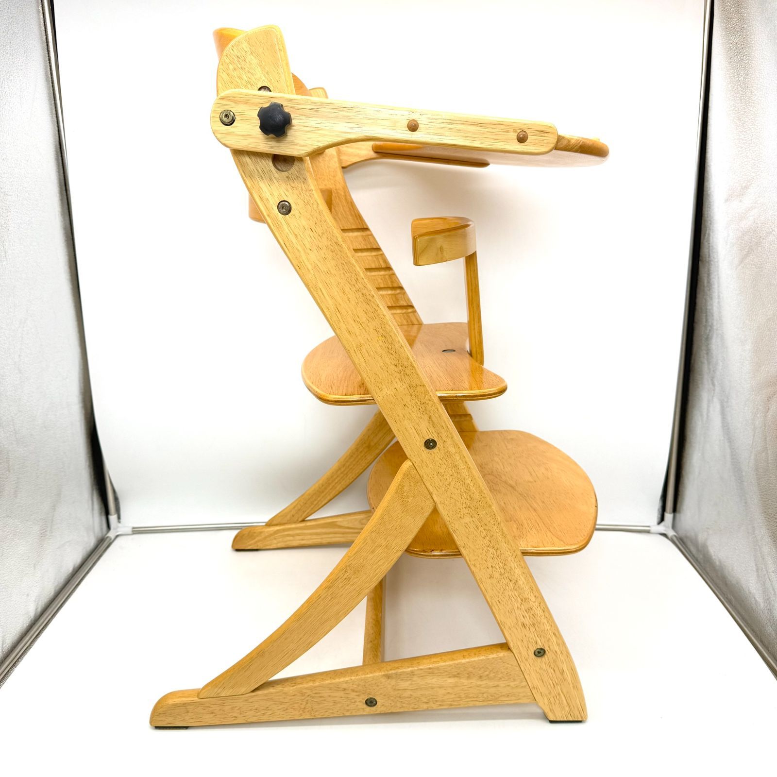 大和屋☆すくすくチェア EN テーブル&ガード ナチュラル イーエヌ en