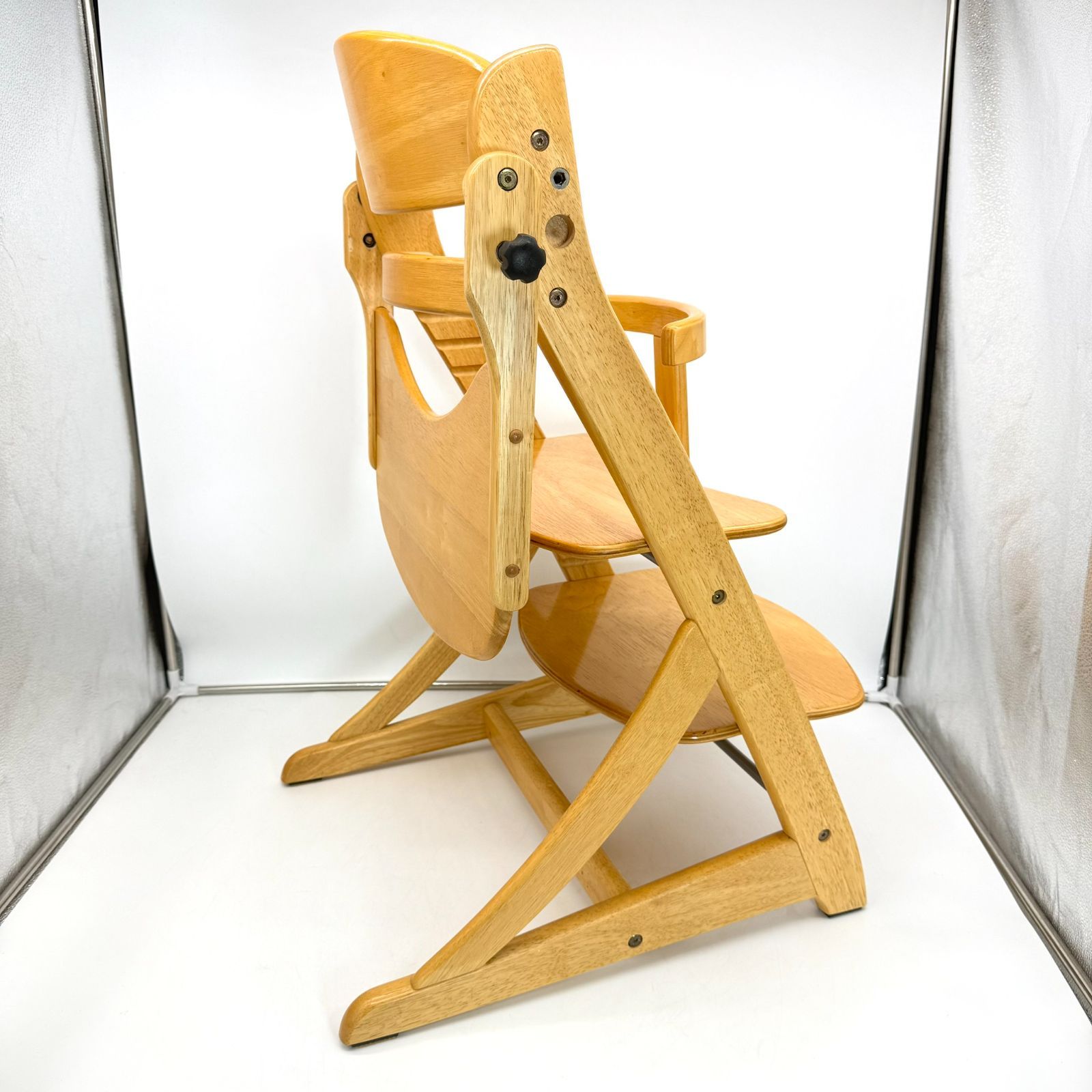 大和屋☆すくすくチェア EN テーブル&ガード ナチュラル イーエヌ en