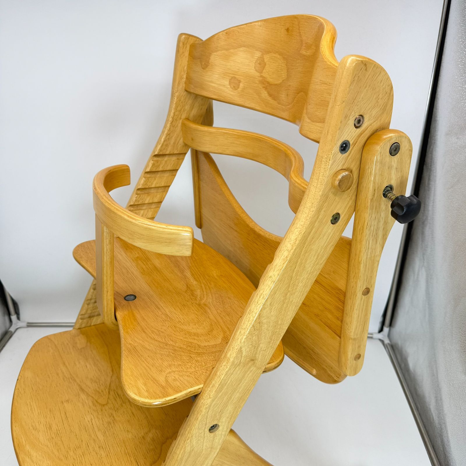 大和屋☆すくすくチェア EN テーブル&ガード ナチュラル イーエヌ en