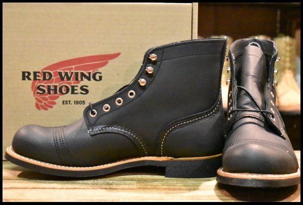 7.5D 24年 レッドウィング 8084 アイアンレンジャー ブラックハーネス 黒 キャップトゥ ブーツ redwing HOPESMORE FI252