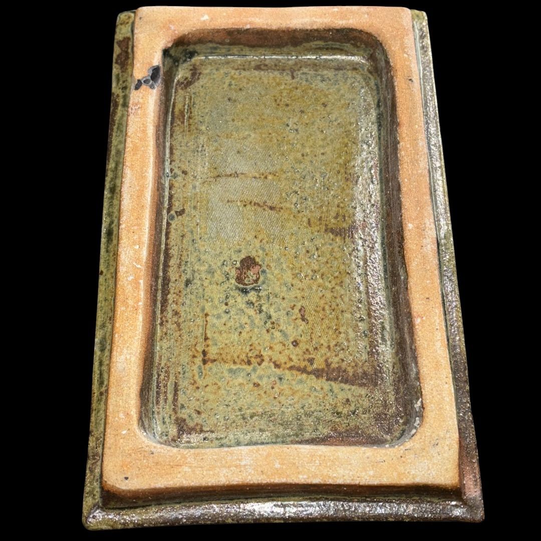 某有名オークション購入 織部焼 花瓶 希少 時代物 植木鉢 陶芸