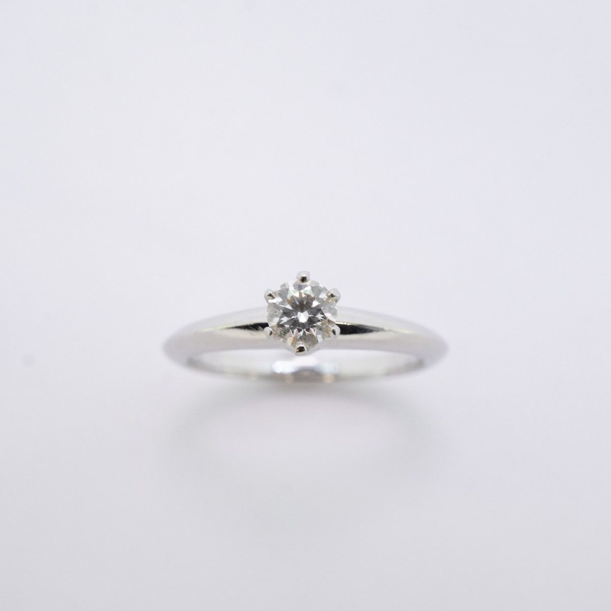 Tiffany & Co. プラチナ ソリティアリング　タム 5jmb0889】ティファニー リング ソリティア 1PD Pt950 プラチナ