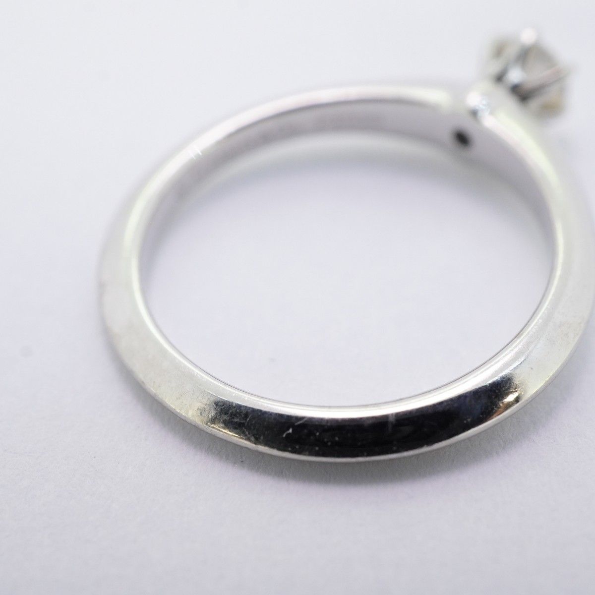 5jmb0889】ティファニー リング ソリティア 1PD Pt950 プラチナ