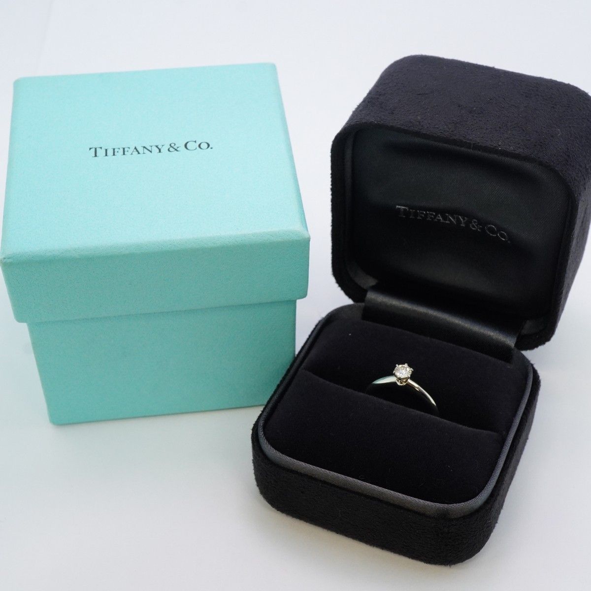 Tiffany & Co. プラチナ ソリティアリング　タム 5jmb0889】ティファニー リング ソリティア 1PD Pt950 プラチナ